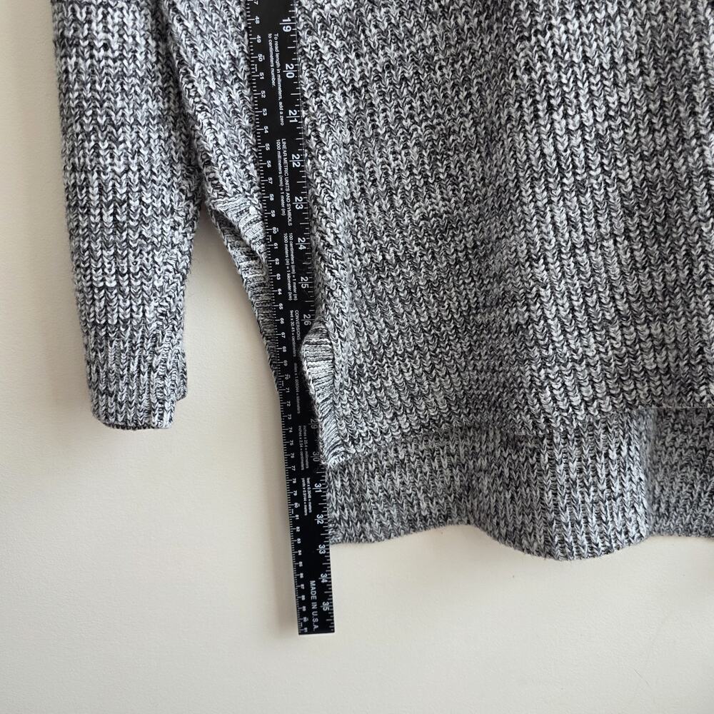 Torrid Sweater Open Knit Pullover‎ Sweater Grey Black 5 Rib Cozy Texture Grunge - Picture 3 of 7